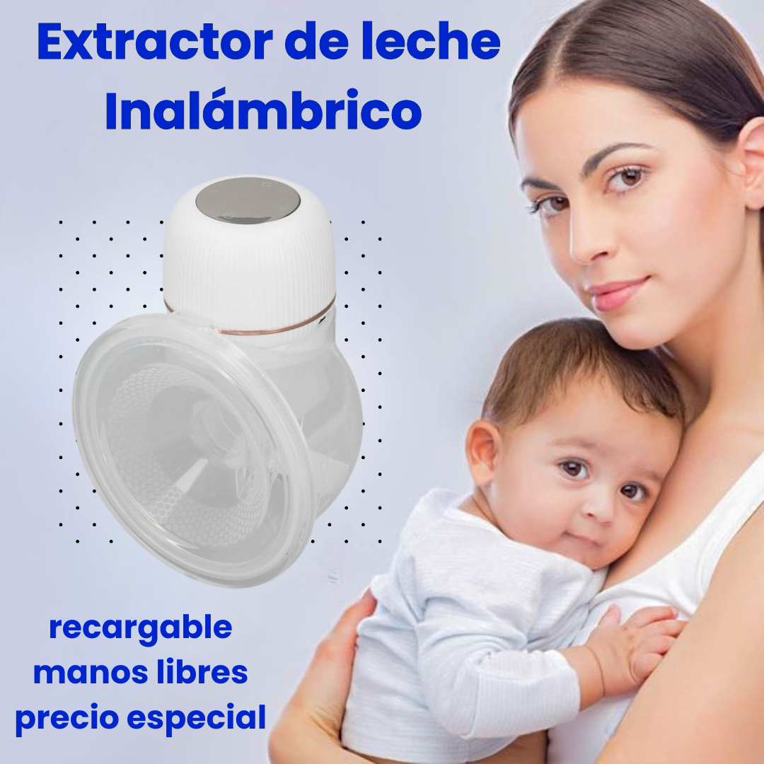 EXTRACTOR DE LECHE ELÉCTRICO INALÁMBRICO MANOS LIBRES
