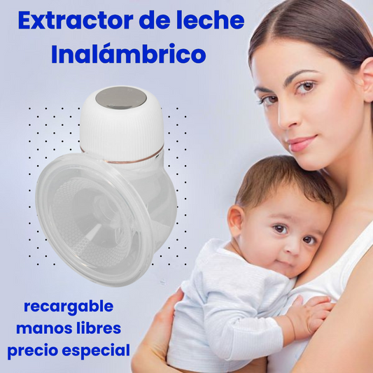 EXTRACTOR DE LECHE ELÉCTRICO INALÁMBRICO MANOS LIBRES